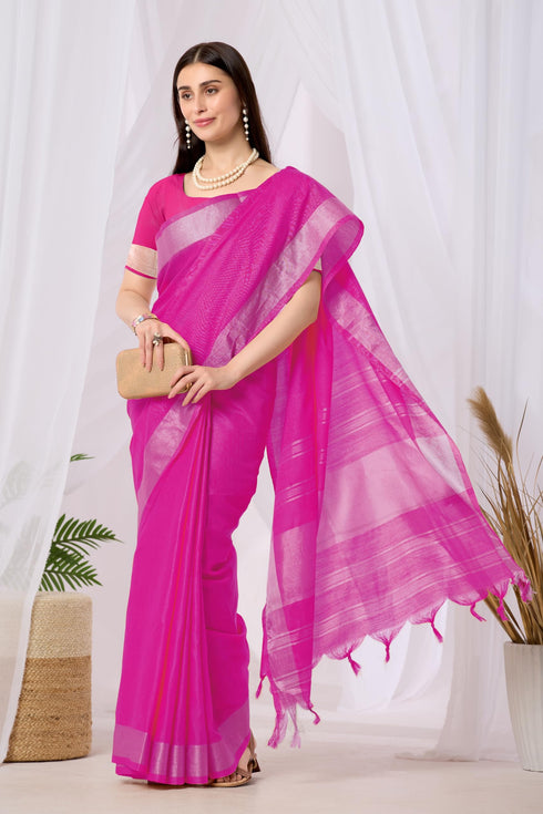 Vasthrlay Green Unstitched Saree