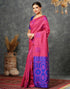Vasthrlay Banarasi Jacquard Unstitched Teal Saree
