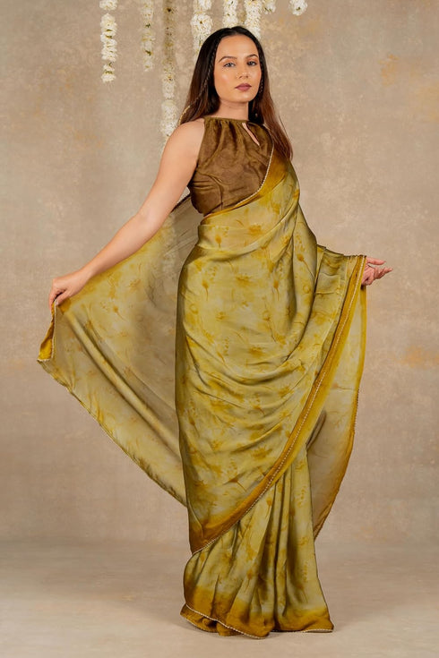 Vasthrlay Fashion Georgette Dark Multicolor Ethnic Wear