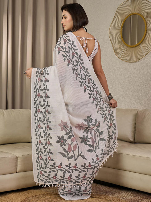 Vasthrlay Cotton Printed Unstitched Ethnic Wear
