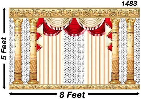Backdropon Decorative Background Backdrop Curtain for Decoration