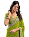 Vasthrlay Embroidery Traditional Unstitched Violet Saree