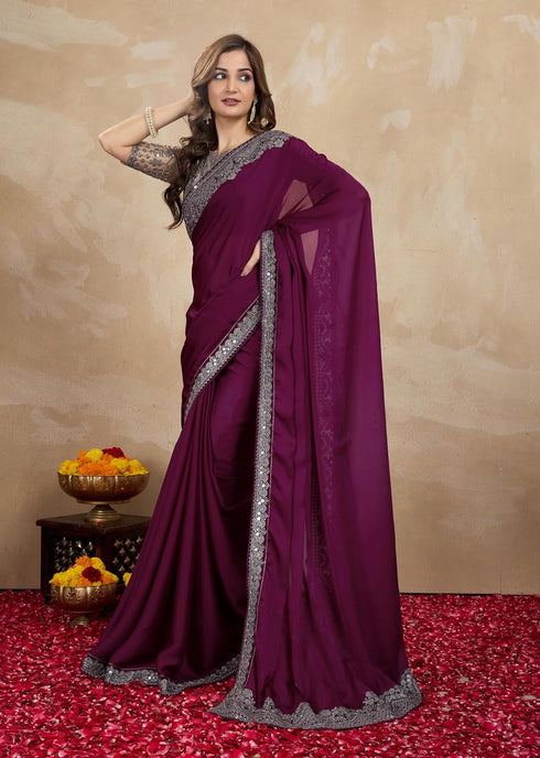 Vasthrlay Embroidery Unstitched Beige Ethnic Wear