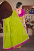 Vasthrlay Georgette Pumpum Green Ethnic Wear