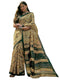 Vasthrlay Womens Printed Unstitched Beige Saree
