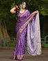 Vasthrlay Womens Printed Unstitched Green Saree