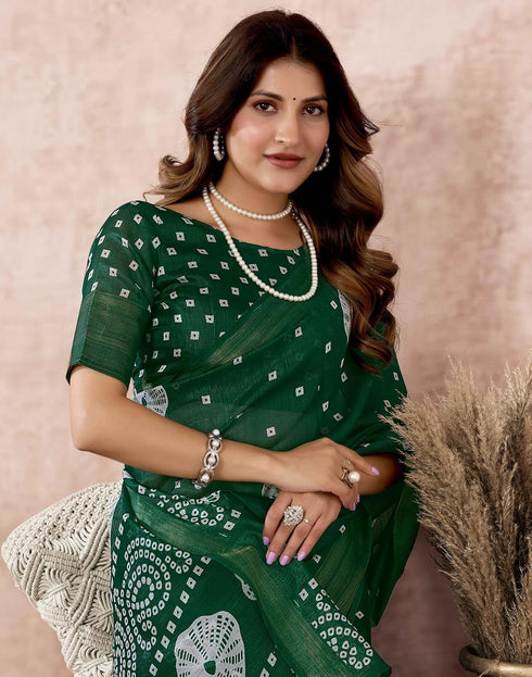 Vasthrlay Womens Cotton Blouse Teal Saree