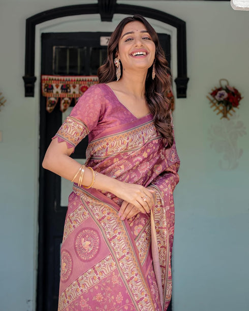 Vasthrlay Handloom Printed Saree