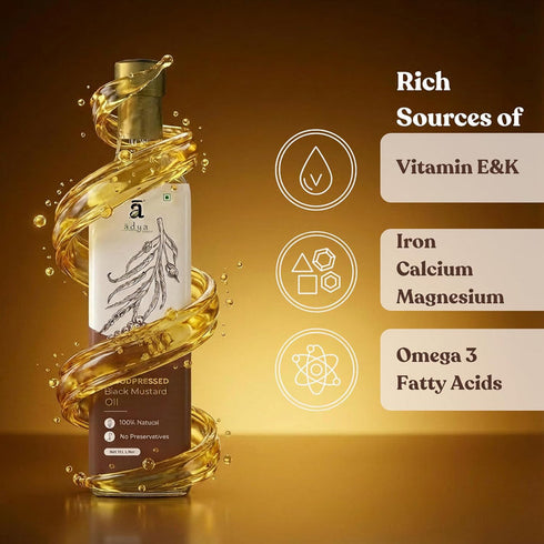 Adya Woodpressed Black Mustard Oil