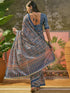 Vasthrlay Printed Yellow Saree