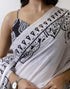 Vasthrlay Special Printed Unstitched Beige Saree