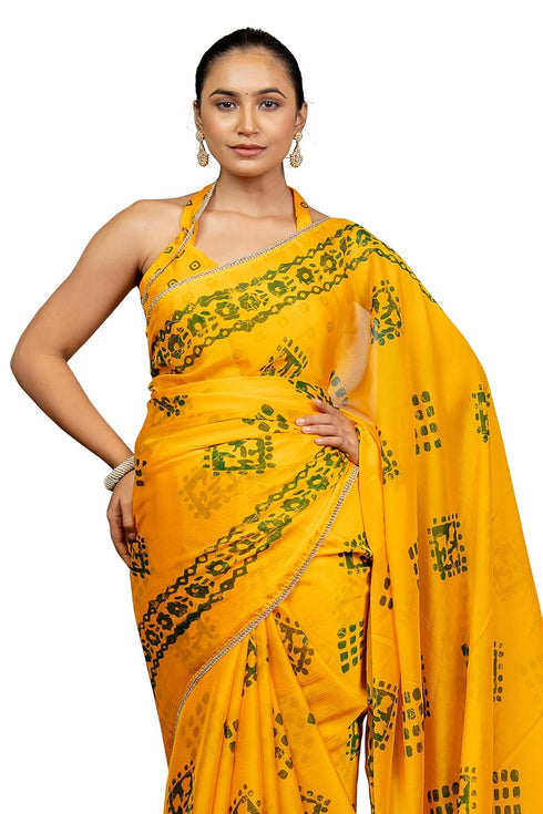 Vasthrlay Fashion Georgette Dark Multicolor Ethnic Wear