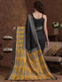 Vasthrlay Weaving Printed Unstitched Dusty Pink Saree