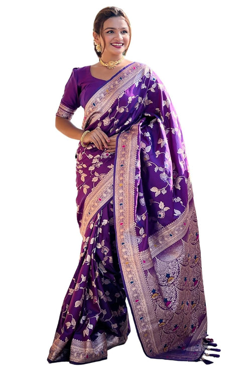 Vasthrlay Kanjivaram Handloom Golden Ethnic Wear