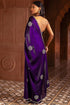 Vasthrlay Purple Organza Saree