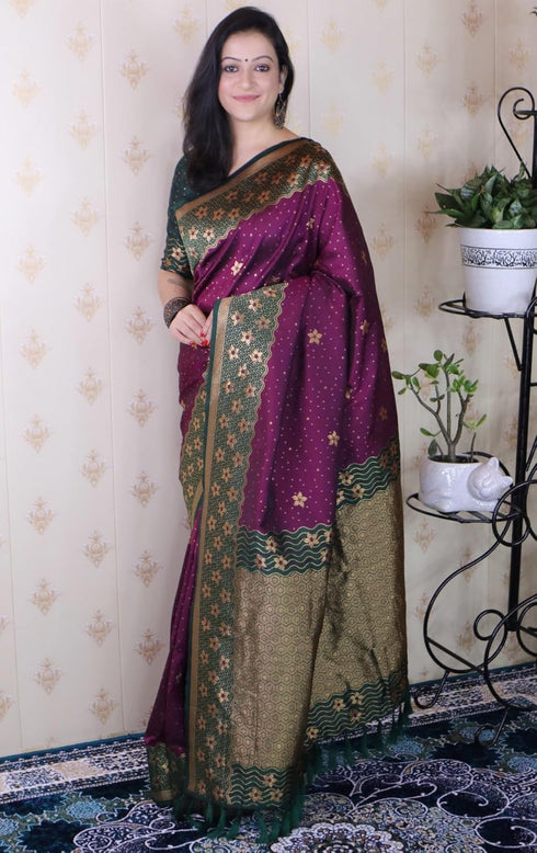 Vasthrlay Kanjivaram Unstitched Blouse Ethnic Wear