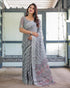 Vasthrlay Floral Prints Tasseled Saree