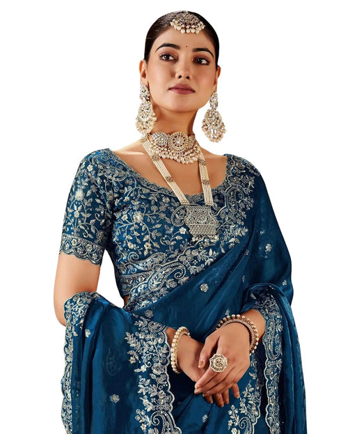 Vasthrlay Embroidered Traditional Embellished Applique Bollywood
