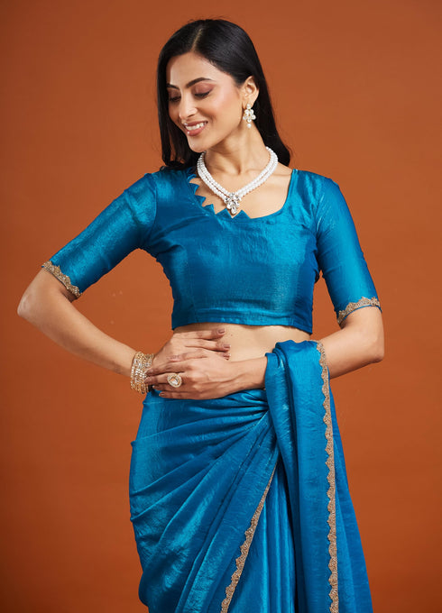 Vasthrlay Border Unstitched Saree