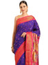 Vasthrlay Paithani Purple Saree