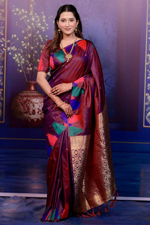 Vasthrlay Kanjivaram Unstitched Blouse Ethnic Wear