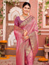 Vasthrlay Banarasi Light Turquoise Saree