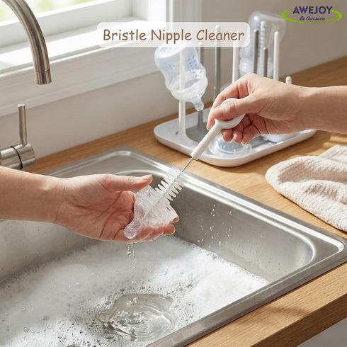 5-In-1 Baby Bottle Cleaning Brush Set