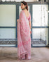 Vasthrlay Floral Prints Tasseled Saree