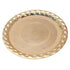Brass 13 Inches Floral Design Thali