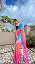 Vasthrlay Printed Georgette Unstitched Paddingg Multicolour Free Ethnic Wear