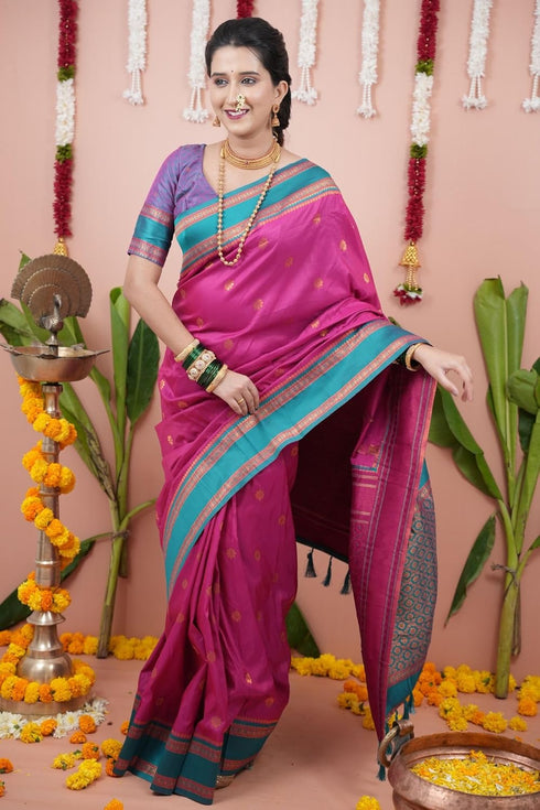 Vasthrlay Kanjivaram Unstitched Blouse Ethnic Wear