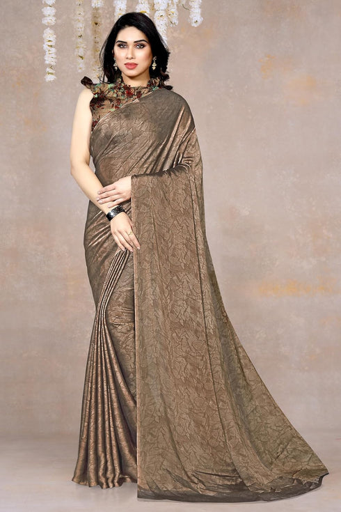 Vasthrlay Fashion Georgette Abstract Dusty Ethnic Wear