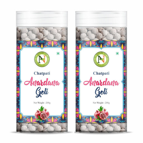 NatureVit Anardana Goli Digestive Mouth Freshener with Pomegranate & Spices