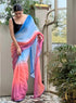 Vasthrlay Printed Georgette Unstitched Paddingg Multicolour Free Ethnic Wear