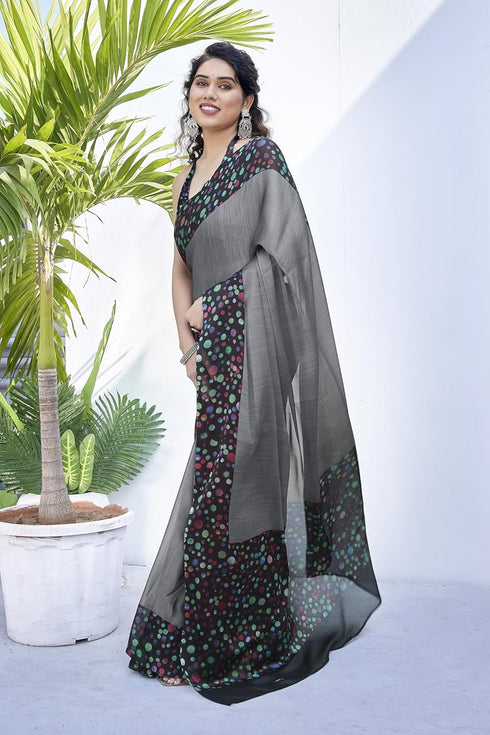 Vasthrlay Fashion Chiffon Printed Ethnic Wear