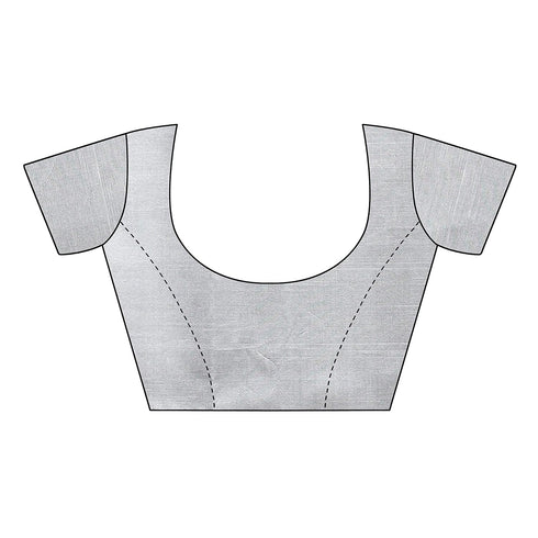 Vasthrlay Blouse Piece Air Grey Ethnic Wear