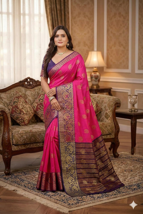 Vasthrlay Banarasi Jacquard Ethnic Wear