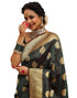 Vasthrlay Kanjivaram Banarasi Wedding Orange Saree