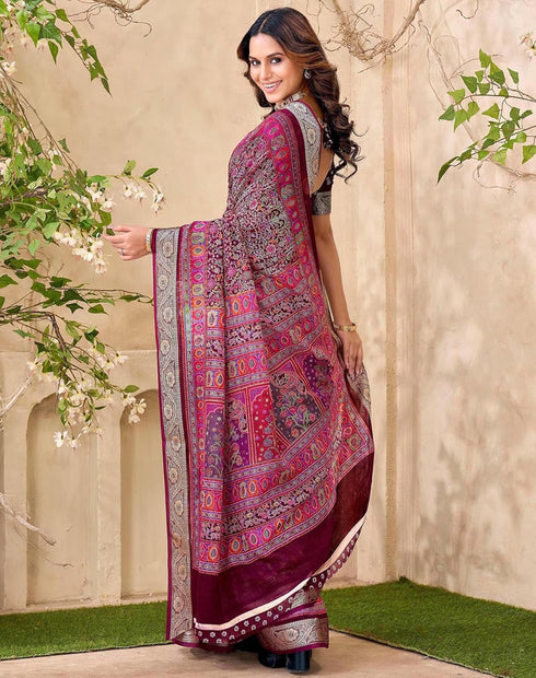 Vasthrlay Georgette Weaving Yellow Saree