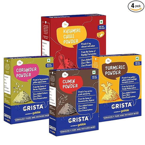 CRISTA Daily Ground Spices (Masala) Combo