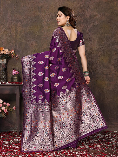Vasthrlay Kanjivaram Banarasi Wedding Sari Az Ys Shakshi Saree