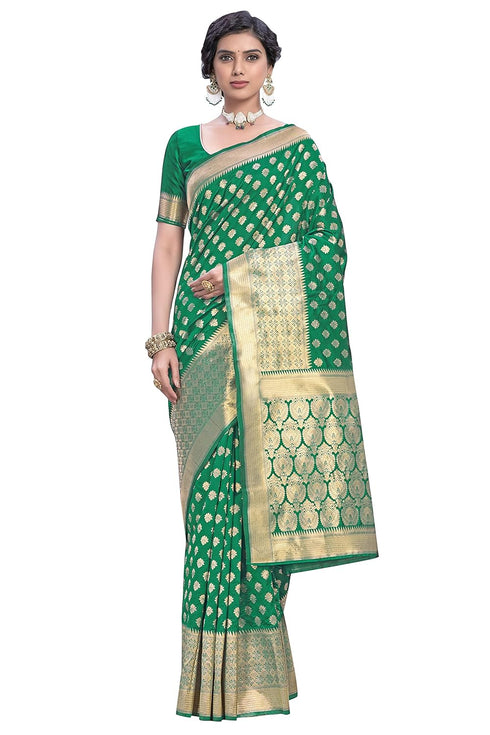 Vasthrlay Banarasi Rama Ethnic Wear