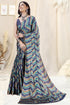 Vasthrlay Fashion Chiffon Chevron Printed Ethnic Wear