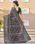 Vasthrlay Printed Traditional Patola Inspired Navyblue