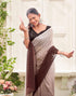Vasthrlay Womens Chiffon Unstitched Light Green Saree