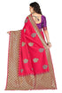 Vasthrlay Jacquard Gs Bridal Pink Ethnic Wear