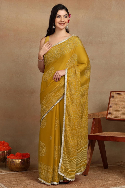 Vasthrlay Fashion Chiffon Printed Ethnic Wear