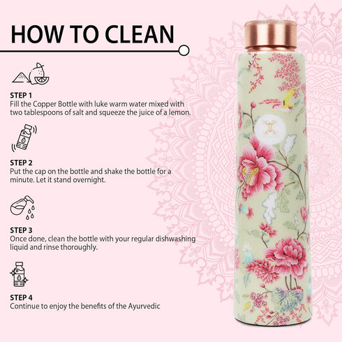 Pure Joint Less Copper Bottles 900ml