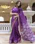 Vasthrlay Printed Weaving Unstitched Green Saree