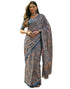 Vasthrlay Womens Printed Unstitched Maroon Saree